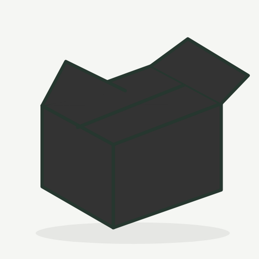 Verzenddoos 14 — zwart