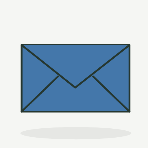 Documentenvelop 21 — blauw