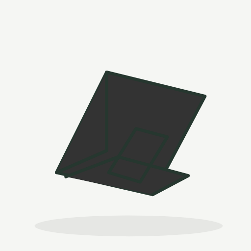 Laptopstandaard 54 — zwart