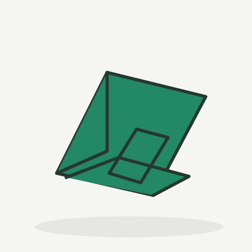 Laptopstandaard 52 — groen