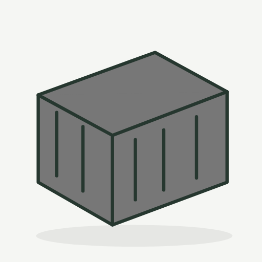 Transportkrat 53 — grijs