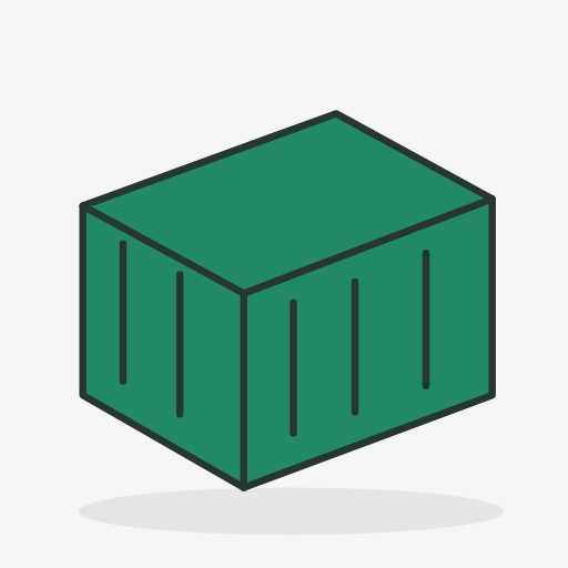 Transportkrat 52 — groen